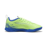 PUMA Ultra 5 Play Zaalvoetbalschoenen (IN) Kids Groen Blauw Zwart Wit