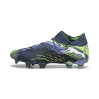 PUMA Future 7 Ultimate Gras / Kunstgras Voetbalschoenen (MG) Grijs Paars Groen Wit