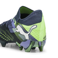 PUMA Future 7 Ultimate Gras / Kunstgras Voetbalschoenen (MG) Grijs Paars Groen Wit