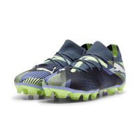 PUMA Future 7 Match Gras / Kunstgras Voetbalschoenen (MG) Dames Grijs Paars Groen Wit