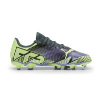 PUMA Future 7 Play Gras / Kunstgras Voetbalschoenen (MG) Kids Grijs Paars Groen Wit