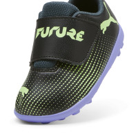 PUMA Future 7 Play Turf Chaussures de Foot (TF) Bébé Tout-Petits Gris Mauve Vert Blanc