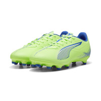 PUMA Ultra 5 Play Gras / Kunstgras Voetbalschoenen (MG) Dames Groen Blauw Zwart Wit