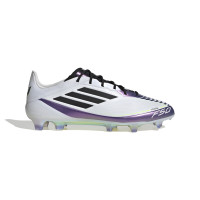 adidas F50 Messi Elite Gras Voetbalschoenen (FG) Wit Paars Zwart