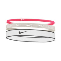 Lot de 3 bandeaux Nike Mixtes, rose, gris, blanc, noir