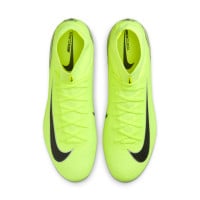 Nike Zoom Mercurial Superfly 10 Academy Crampons Vissés Chaussures de Foot (SG) Anti-Clog Néon Jaune Noir Argenté