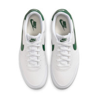 Baskets Nike Court Shot blanches et vert foncé