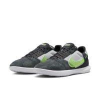 Nike Street Gato Straatvoetbalschoenen Zwart Grijs Neongeel