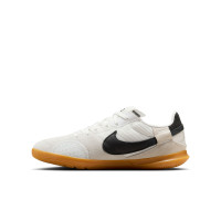 Nike Street Gato Chaussures de Foot Street Enfants Blanc Noir Gris Clair Brun