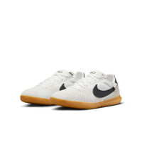 Nike Street Gato Chaussures de Foot Street Enfants Blanc Noir Gris Clair Brun