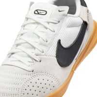 Nike Street Gato Chaussures de Foot Street Enfants Blanc Noir Gris Clair Brun