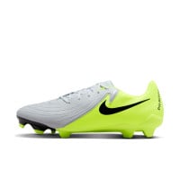 Nike Phantom GX II Academy Gras / Kunstgras Voetbalschoenen (MG) Neongeel Zilver Zwart