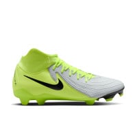 Nike Phantom Luna II Academy Gras / Kunstgras Voetbalschoenen (MG) Neongeel Zilver Zwart