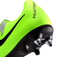 Nike Phantom GX II Academy Crampons Vissés Chaussures de Foot (SG) Anti-Clog Néon Jaune Argenté Noir