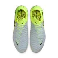 Nike Phantom GX II Elite Kunstgras Voetbalschoenen (AG) Neongeel Zilver Zwart