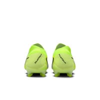 Nike Phantom GX II Elite Gazon Artificiel Chaussures de Foot (AG) Néon Jaune Argenté Noir