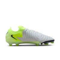 Nike Phantom GX II Elite Gras Voetbalschoenen (FG) Neongeel Zilver Zwart