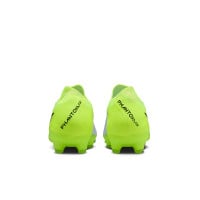 Nike Phantom GX II Pro Gras Voetbalschoenen (FG) Neongeel Zilver Zwart