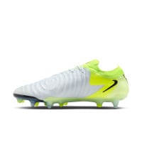 Nike Phantom GX II Elite IJzeren-Nop Voetbalschoenen (SG) Anti-Clog Neongeel Zilver Zwart