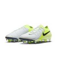 Nike Phantom GX II Elite IJzeren-Nop Voetbalschoenen (SG) Anti-Clog Neongeel Zilver Zwart