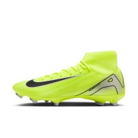 Nike Zoom Mercurial Superfly 10 Academy Gras / Kunstgras Voetbalschoenen (MG) Neongeel Zwart Zilver