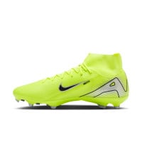 Nike Zoom Mercurial Superfly 10 Academy Gazon Naturel Artificiel Chaussures de Foot (MG) Néon Jaune Noir Argenté