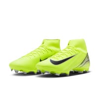 Nike Zoom Mercurial Superfly 10 Academy Gras / Kunstgras Voetbalschoenen (MG) Neongeel Zwart Zilver