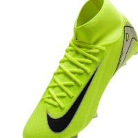 Nike Zoom Mercurial Superfly 10 Academy Gras / Kunstgras Voetbalschoenen (MG) Neongeel Zwart Zilver