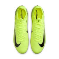 Nike Zoom Mercurial Vapor 16 Elite Gazon Naturel Chaussures de Foot (FG) Néon Jaune Noir Argenté