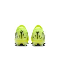 Nike Zoom Mercurial Vapor 16 Elite Gazon Naturel Chaussures de Foot (FG) Néon Jaune Noir Argenté