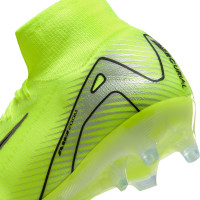 Nike Zoom Mercurial Superfly 10 Elite Gazon Artificiel Chaussures de Foot (AG) Néon Jaune Noir Argenté