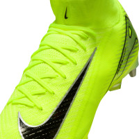 Nike Zoom Mercurial Superfly 10 Elite IJzeren-Nop Voetbalschoenen (SG) Neongeel Zwart Zilver