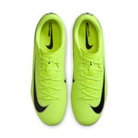 Nike Zoom Mercurial Vapor 16 Academy Gazon Naturel Artificiel Chaussures de Foot (MG) Néon Jaune Noir Argenté