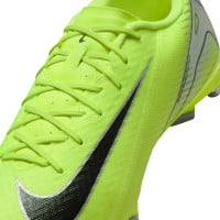 Nike Zoom Mercurial Vapor 16 Academy Gras / Kunstgras Voetbalschoenen (MG) Neongeel Zwart Zilver