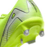 Nike Zoom Mercurial Vapor 16 Academy Gazon Naturel Artificiel Chaussures de Foot (MG) Néon Jaune Noir Argenté