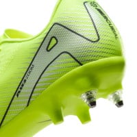 Nike Zoom Mercurial Vapor 16 Academy Crampons Vissés Chaussures de Foot (SG) Néon Jaune Noir Argenté