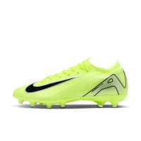 Nike Zoom Mercurial Vapor 16 Pro Gazon Artificiel Chaussures de Foot (AG) Néon Jaune Noir Argenté