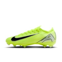 Nike Zoom Mercurial Vapor 16 Pro Gazon Naturel Chaussures de Foot (FG) Néon Jaune Noir Argenté