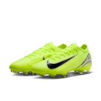 Nike Zoom Mercurial Vapor 16 Pro Gazon Naturel Chaussures de Foot (FG) Néon Jaune Noir Argenté