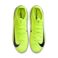 Nike Zoom Mercurial Vapor 16 Pro Gazon Naturel Chaussures de Foot (FG) Néon Jaune Noir Argenté