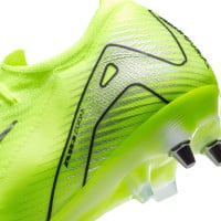 Nike Zoom Mercurial Vapor 16 Elite Crampons Vissés Chaussures de Foot (SG) Néon Jaune Noir Argenté