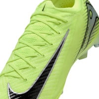 Nike Zoom Mercurial Vapor 16 Elite Gazon Artificiel Chaussures de Foot (AG) Néon Jaune Noir Argenté