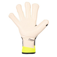 Stanno Volare Ultra III Gants de Gardien de But Enfants Noir Gris Jaune Blanc