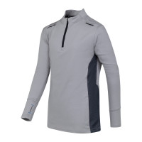 Survêtement Cruyff Metabolic à 1/4 zip pour enfants, gris