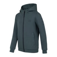 Cruyff Ignite Tape Hoodie Trainingspak Kids Donkergroen Zwart