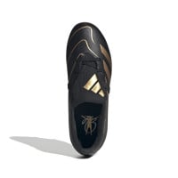 adidas Predator Bellingham League FT Gras Voetbalschoenen (FG) Kids Zwart Goud