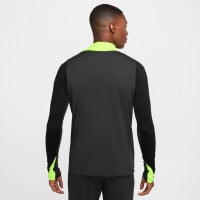 Nike Strike Trainingspak 1/4-Zip Antraciet Zwart Neongeel