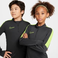 Survêtement Nike Academy à 1/4 fermeture éclair pour enfants, anthracite, jaune fluo