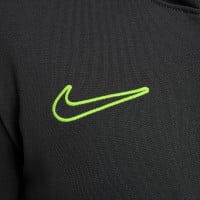 Survêtement Nike Academy à 1/4 fermeture éclair pour enfants, anthracite, jaune fluo