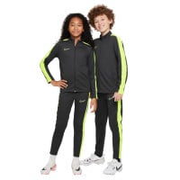 Nike Academy Trainingspak Full-Zip Kids Antraciet Neongeel